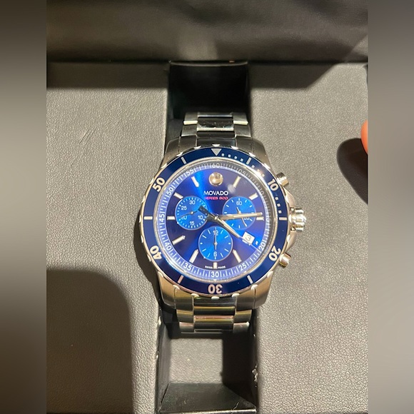 MOVADO Men’s Series 800 Chronograph Watch 2600141 - Picture 4 of 6